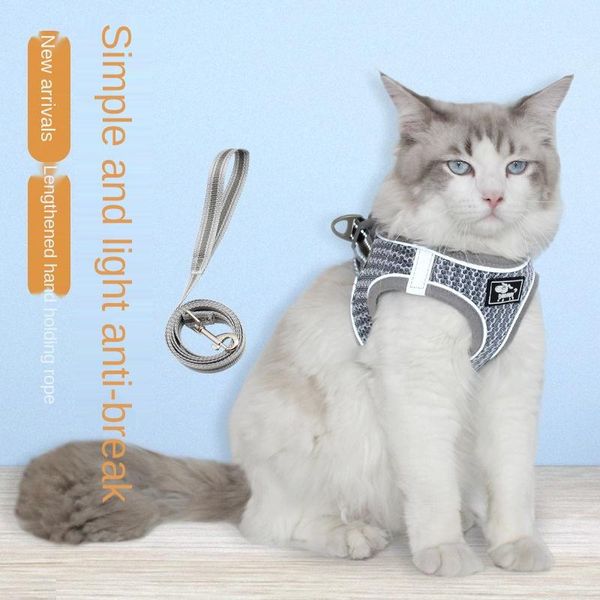 dog collars & leashes cat leash breathable and comfortable walking rope special pet chest strap
dog collars & leashes cat leash breathable and comfortable walking rope special pet chest strap