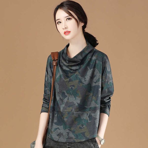 neck 2021 pile base shirt with printed long sleeve t-shirt for women's wear kn8330, White
neck 2021 pile base shirt with printed long sleeve t-shirt for women's wear kn8330, White