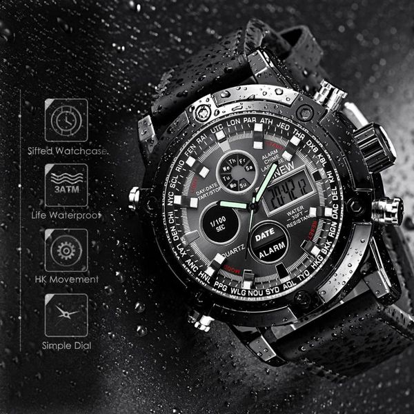 wristwatches three eyes dual display watch silicone strap waterproof sports led luminous date satch reloj hombre, Slivery;brown
wristwatches three eyes dual display watch silicone strap waterproof sports led luminous date satch reloj hombre, Slivery;brown