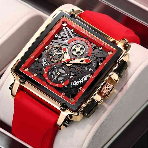 lige men watch brand luxury waterproof quartz square wrist watches for men date sports silicone clock male montre homme 210804, Slivery;brown
lige men watch brand luxury waterproof quartz square wrist watches for men date sports silicone clock male montre homme 210804, Slivery;brown