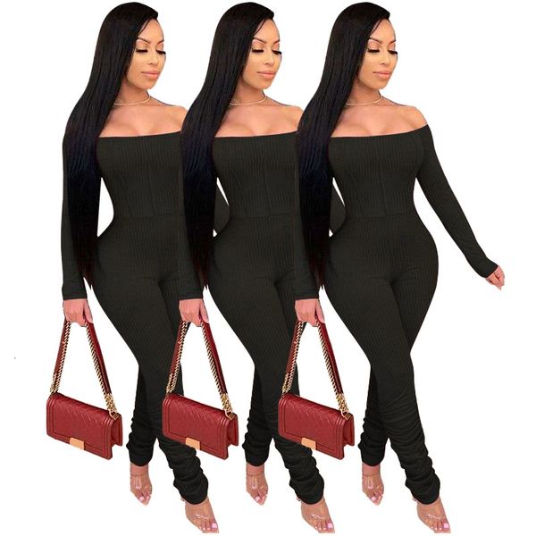 women's jumpsuits & rompers women patchwork bodycon jumpsuit off shoulder long sleeve stacked activewear club skinny one piec, Black;white
women's jumpsuits & rompers women patchwork bodycon jumpsuit off shoulder long sleeve stacked activewear club skinny one piec, Black;white