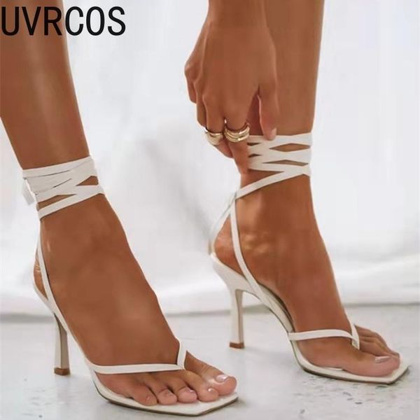 dress shoes 2021 summer white black women sandals fashion cross-tied high heels lace up party pumps woman size 36-42
dress shoes 2021 summer white black women sandals fashion cross-tied high heels lace up party pumps woman size 36-42