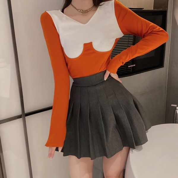 women's t-shirt women korean style v neck chiffon tshirt loose autumn winter long sleeve sweet tee shirt a02, White
women's t-shirt women korean style v neck chiffon tshirt loose autumn winter long sleeve sweet tee shirt a02, White