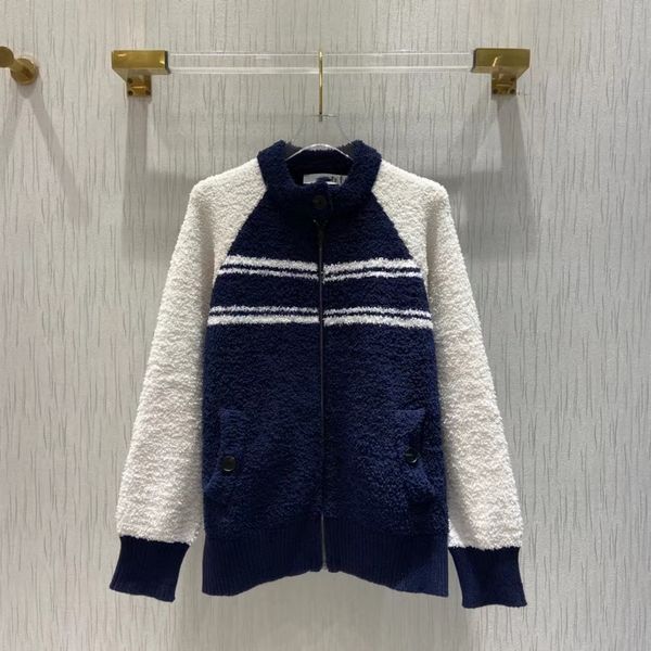 2021 autumn winter milan runway sweaters o neck long sleeve striped print high end jacquard cardigan women's designer clothing 1113-25, White;black
2021 autumn winter milan runway sweaters o neck long sleeve striped print high end jacquard cardigan women's designer clothing 1113-25, White;black