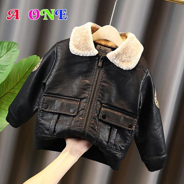 jackets baby boy jacket 2021 winter fashion pu thicken plus velvet kids casual pilot bomber suit for 90- 150cm, Blue;gray
jackets baby boy jacket 2021 winter fashion pu thicken plus velvet kids casual pilot bomber suit for 90- 150cm, Blue;gray