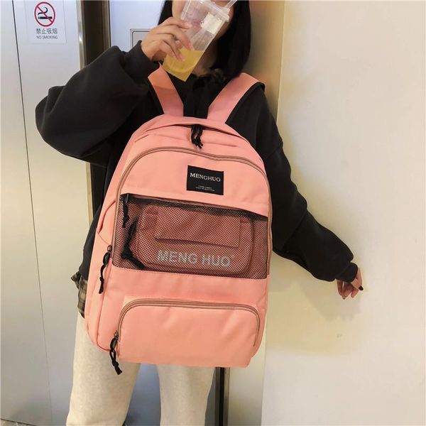 backpack schoolbag female european and american college students campus fashion wild retro waterproof girl large capacity street
backpack schoolbag female european and american college students campus fashion wild retro waterproof girl large capacity street