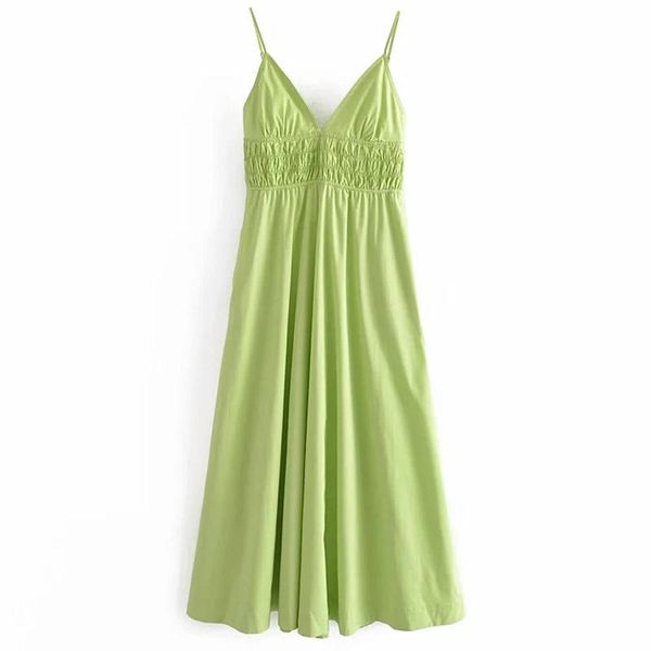 casual dresses 2021 summer women light green slip elastic high waist spaghetti strap long dress pleated ladies night party clothes, Black;gray
casual dresses 2021 summer women light green slip elastic high waist spaghetti strap long dress pleated ladies night party clothes, Black;gray