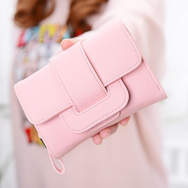 pu tri fold short lychee pattern women's wallet coin pocket function multi buckle purse cardholder casual wallet, Red;black
pu tri fold short lychee pattern women's wallet coin pocket function multi buckle purse cardholder casual wallet, Red;black
