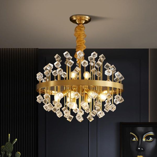 luxury modern crystal chandelier for living room gold home decoration colorful cristal lamp dining chain lighting fixture chandeliers
luxury modern crystal chandelier for living room gold home decoration colorful cristal lamp dining chain lighting fixture chandeliers