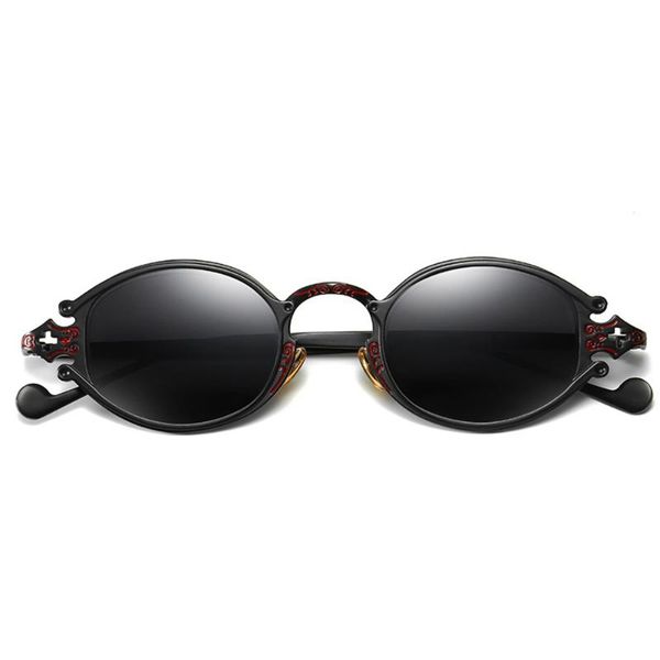 sunglasses european and american street shooting glasses retro steampunk gothic oval frame carved, White;black
sunglasses european and american street shooting glasses retro steampunk gothic oval frame carved, White;black