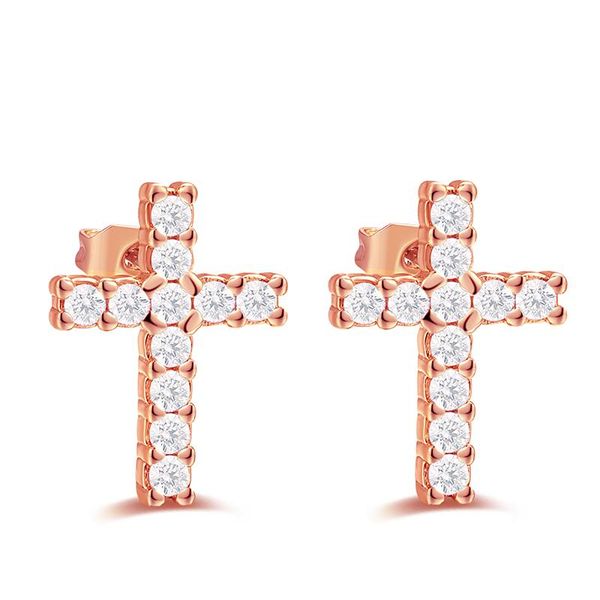 stud copper christian cross earring religious faith rose gold plated cubic zirconia for women wedding fashion jewelry, Golden;silver
stud copper christian cross earring religious faith rose gold plated cubic zirconia for women wedding fashion jewelry, Golden;silver