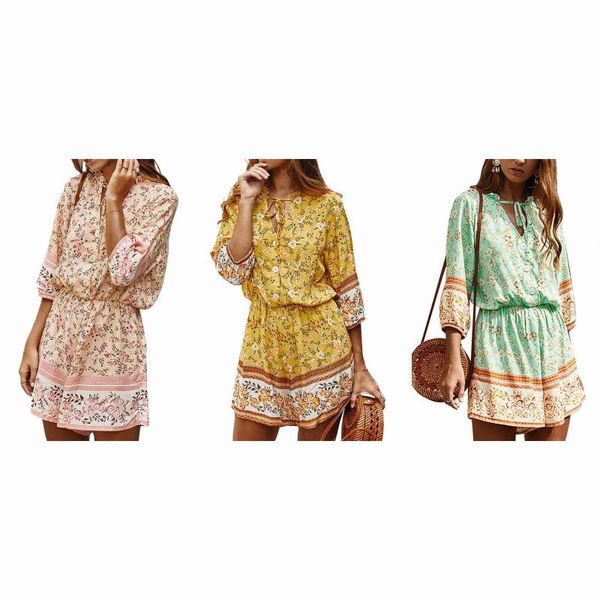summer elegant lace-up printed jumpsuit ladies bohemian women's jumpsuits & rompers, Black;white
summer elegant lace-up printed jumpsuit ladies bohemian women's jumpsuits & rompers, Black;white