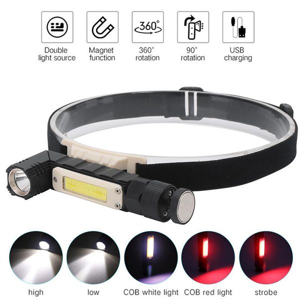 multifunctional corner led folding cob work light charging headlight magnet inspection usb headlamps
multifunctional corner led folding cob work light charging headlight magnet inspection usb headlamps