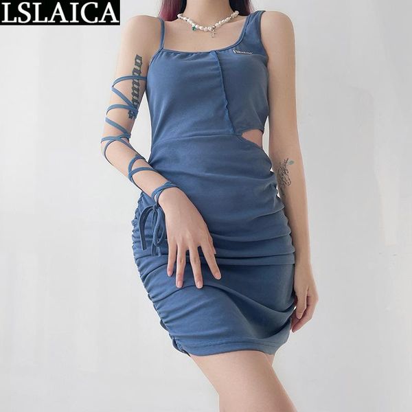 casual dresses arrival for women 2021 party sleeveless solid draped sling dress summer slim elegant club ladies, Black;gray
casual dresses arrival for women 2021 party sleeveless solid draped sling dress summer slim elegant club ladies, Black;gray