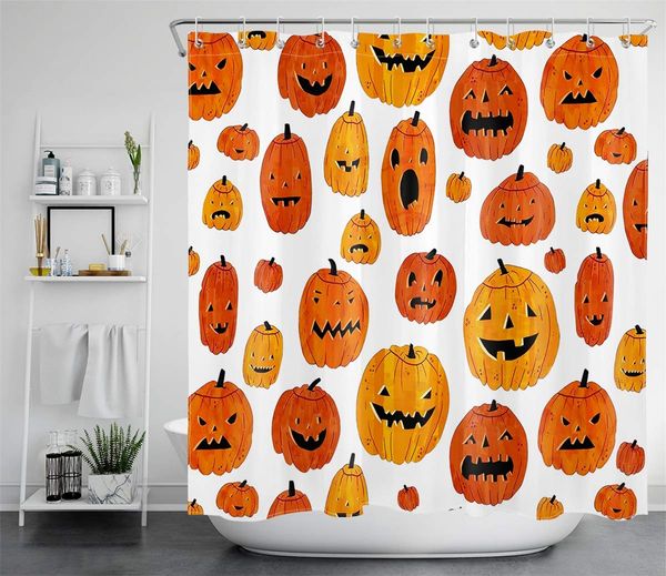halloween shower curtain funny orange pumpkin lanterns bathing curtain decor with write background polyester durable fabric
halloween shower curtain funny orange pumpkin lanterns bathing curtain decor with write background polyester durable fabric
