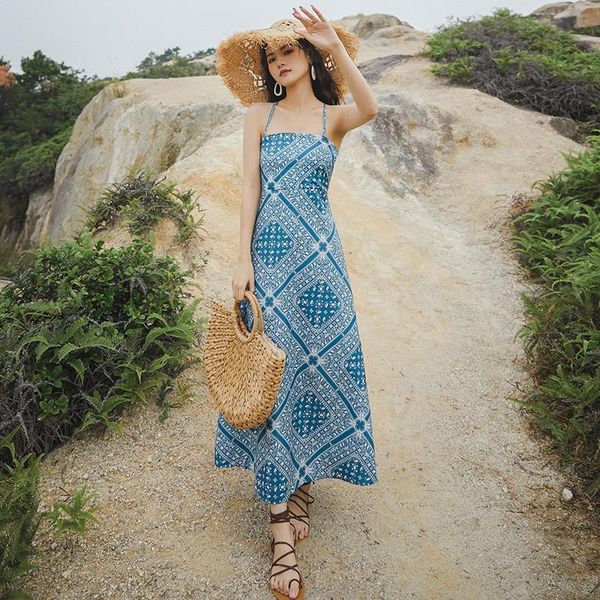 woman a-line dress blue spaghetti strap slim dresses korean style plaid print female mid-calf summer lady clothes casual, Black;gray
woman a-line dress blue spaghetti strap slim dresses korean style plaid print female mid-calf summer lady clothes casual, Black;gray