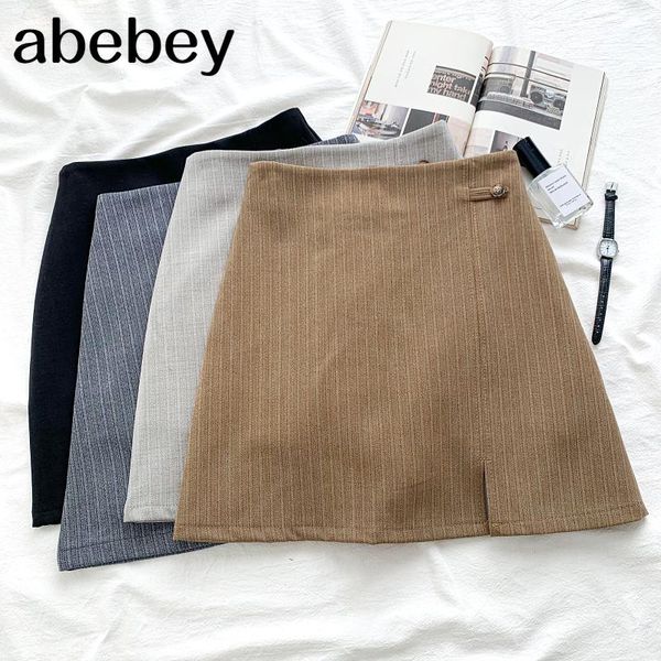 skirts 2021 summer fashion all-match solid striped skirt high waist slim split a-line button short, Black
skirts 2021 summer fashion all-match solid striped skirt high waist slim split a-line button short, Black