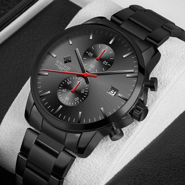 wristwatches wwoor mens watches fashion business quartz stainless steel wristwatch chronograph and date relogio masculino, Slivery;brown
wristwatches wwoor mens watches fashion business quartz stainless steel wristwatch chronograph and date relogio masculino, Slivery;brown