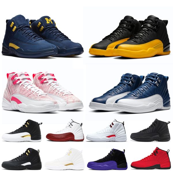 12 12s men basketball shoes royalty grind triple black dark concord michigan gym red indigo the master trainers sports sneakers
12 12s men basketball shoes royalty grind triple black dark concord michigan gym red indigo the master trainers sports sneakers