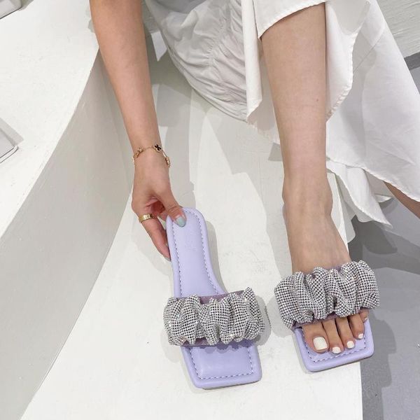 slippers shoes women flat glitter slides fashion pantofle low soft jelly luxury 2021 crystal hoof heels basic fabric scandals p, Black
slippers shoes women flat glitter slides fashion pantofle low soft jelly luxury 2021 crystal hoof heels basic fabric scandals p, Black