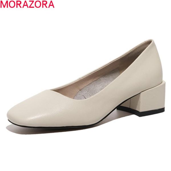 dress shoes morazora 2021 arrival summer women pumps genuine leather thick heels square toe shallow party, Black
dress shoes morazora 2021 arrival summer women pumps genuine leather thick heels square toe shallow party, Black