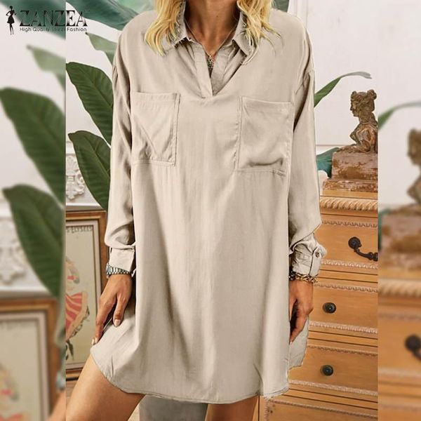 casual dresses womens autumn knee length dress female solid long sleeves vestidos daily loose robe femme zanzea lapel plus size, Black;gray
casual dresses womens autumn knee length dress female solid long sleeves vestidos daily loose robe femme zanzea lapel plus size, Black;gray