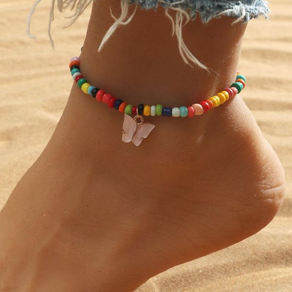 anklets color beaded anklet bracelet summer bohemian butterfly rice footwear personality beach accessories bulk items wholesale, Red;blue
anklets color beaded anklet bracelet summer bohemian butterfly rice footwear personality beach accessories bulk items wholesale, Red;blue