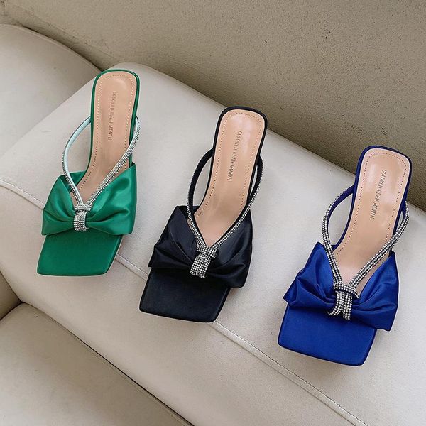 slippers women flip flops shoes summer female thin heel chain slides square toe sandals fashion woman for ladies, Black
slippers women flip flops shoes summer female thin heel chain slides square toe sandals fashion woman for ladies, Black