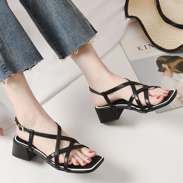 summer women high-heeled korean version fashion strong fresh thin belts wear women's shoes large size 41-42 sandals, Black
summer women high-heeled korean version fashion strong fresh thin belts wear women's shoes large size 41-42 sandals, Black