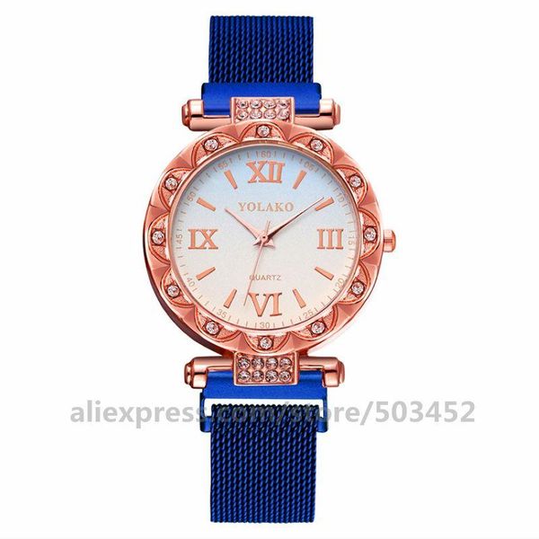 wristwatches 100pcs/lot yolako megnetic watches rhinestone fashion trends gift bracelet dress relogio feminino arabic clock ladies watch, Slivery;brown
wristwatches 100pcs/lot yolako megnetic watches rhinestone fashion trends gift bracelet dress relogio feminino arabic clock ladies watch, Slivery;brown