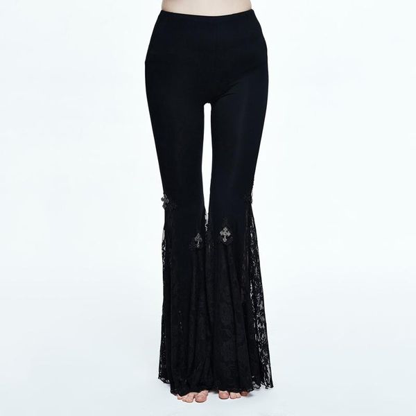 women's pants & capris devil fashion womens gothic stretch knit leggings casual lace flare long, Black;white
women's pants & capris devil fashion womens gothic stretch knit leggings casual lace flare long, Black;white