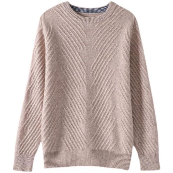 men's sweaters autumn and winter cashmere sweater round neck thickened pullover 100 pure wool casual knitted bottoming shirt, White;black
men's sweaters autumn and winter cashmere sweater round neck thickened pullover 100 pure wool casual knitted bottoming shirt, White;black