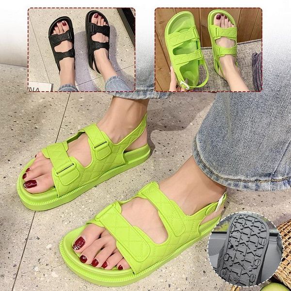 sandals 2021 summer korea woman sports belt open toe flat shoes fashion net red thick soled roman buckle beach, Black
sandals 2021 summer korea woman sports belt open toe flat shoes fashion net red thick soled roman buckle beach, Black