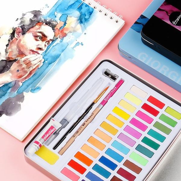 gift sets solid watercolor paint set powder cake for students with beginners 36 colors 48 entry children's art 24 major
gift sets solid watercolor paint set powder cake for students with beginners 36 colors 48 entry children's art 24 major