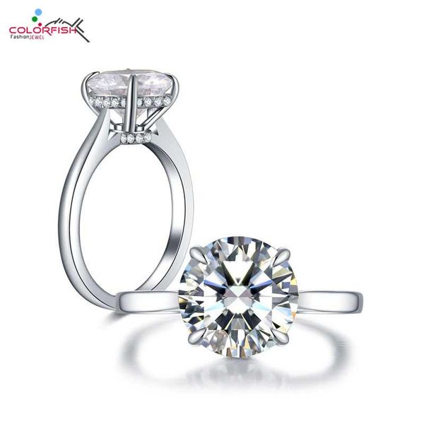 wedding rings colorfish classic four prong set 4 carat women's ring 925 sterling silver jewelry for women solitaire engagement, Slivery;golden
wedding rings colorfish classic four prong set 4 carat women's ring 925 sterling silver jewelry for women solitaire engagement, Slivery;golden