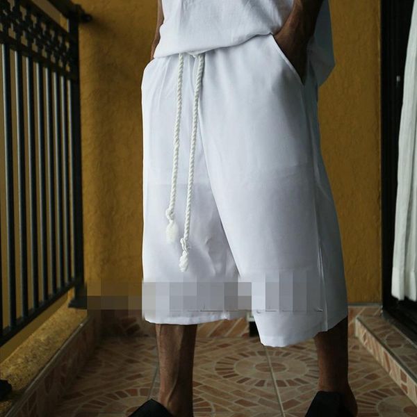 men's solid color loose korean fashion wide leg pants capris large underpants versatile white personality, Black
men's solid color loose korean fashion wide leg pants capris large underpants versatile white personality, Black
