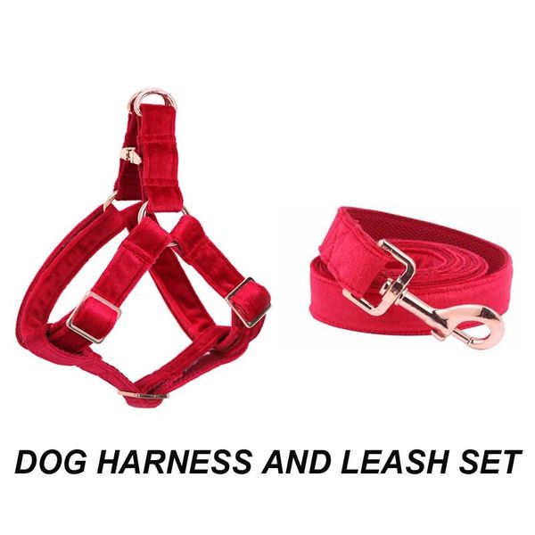 dog collars & leashes red velvet harness basic leash adjustable buckle cotton fabric for or cat
dog collars & leashes red velvet harness basic leash adjustable buckle cotton fabric for or cat