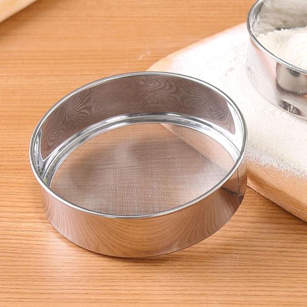 stainless steel fine mesh flour sifter handheld sifting sieve strainer cake baking tools kitchen accessories & pastry
stainless steel fine mesh flour sifter handheld sifting sieve strainer cake baking tools kitchen accessories & pastry