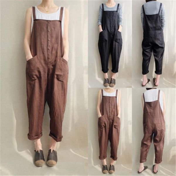 women's jumpsuits & rompers women sleeveless loose jumpsuit strappy dungaree bib casual pants long overalls bodysuit, Black;white
women's jumpsuits & rompers women sleeveless loose jumpsuit strappy dungaree bib casual pants long overalls bodysuit, Black;white
