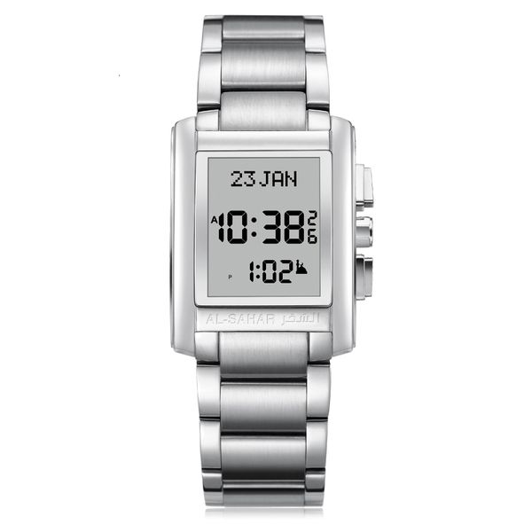 classic islamic athan reminder with auto-qibla back light hijri calendar al-fajr time azan watch for muslim prayer
classic islamic athan reminder with auto-qibla back light hijri calendar al-fajr time azan watch for muslim prayer