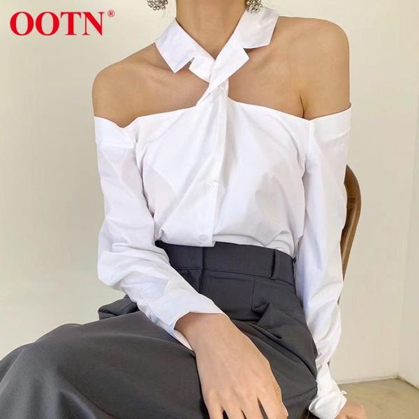women's blouses & shirts ootn elegant criss-cross notched off the shoulder fashion woman long sleeve zipper white women shirt office la
women's blouses & shirts ootn elegant criss-cross notched off the shoulder fashion woman long sleeve zipper white women shirt office la