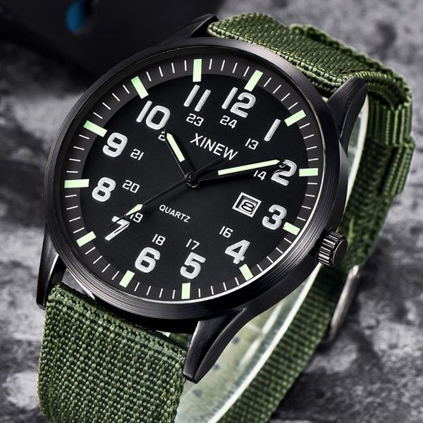 wristwatches watch men xi round dial nylon strap band military army date quartz wrist gift relogio masculino #0523, Slivery;brown
wristwatches watch men xi round dial nylon strap band military army date quartz wrist gift relogio masculino #0523, Slivery;brown
