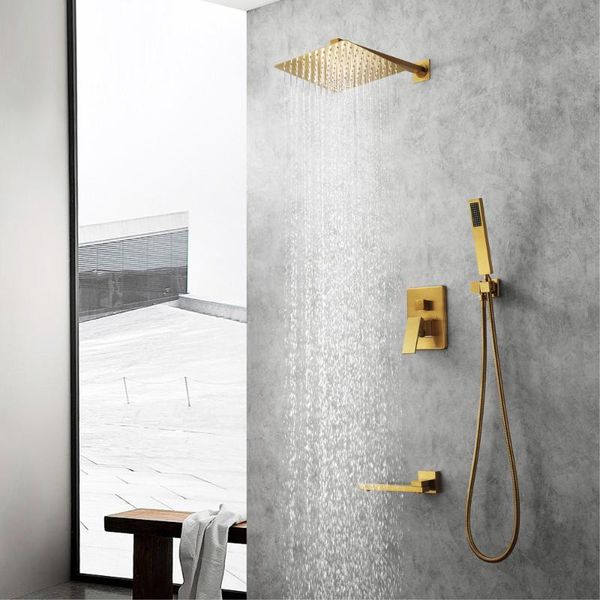 brass luxury gold shower faucet set three function golden wall mounted 8 inch 200mm stainless steel head bathroom sets
brass luxury gold shower faucet set three function golden wall mounted 8 inch 200mm stainless steel head bathroom sets