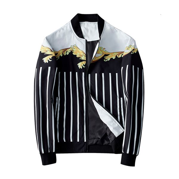 men's jackets at studios spring autumn striped jacket men retro fashion man casual printed outerwear coats plus size p81v, Black;brown
men's jackets at studios spring autumn striped jacket men retro fashion man casual printed outerwear coats plus size p81v, Black;brown