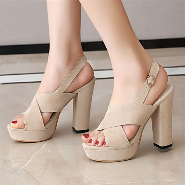 women's gladiator sandals design back straps open toe platform party shoes woman high heels flock black beige pumps
women's gladiator sandals design back straps open toe platform party shoes woman high heels flock black beige pumps