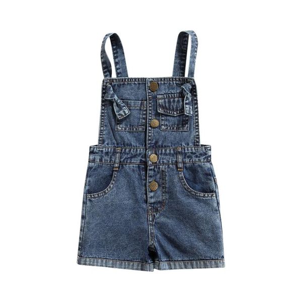 jumpsuits 1-6y children suspender denim short overalls 2021 summer baby girls clothes sleeveless backless pocket jumpsuit kids outfits, Blue
jumpsuits 1-6y children suspender denim short overalls 2021 summer baby girls clothes sleeveless backless pocket jumpsuit kids outfits, Blue