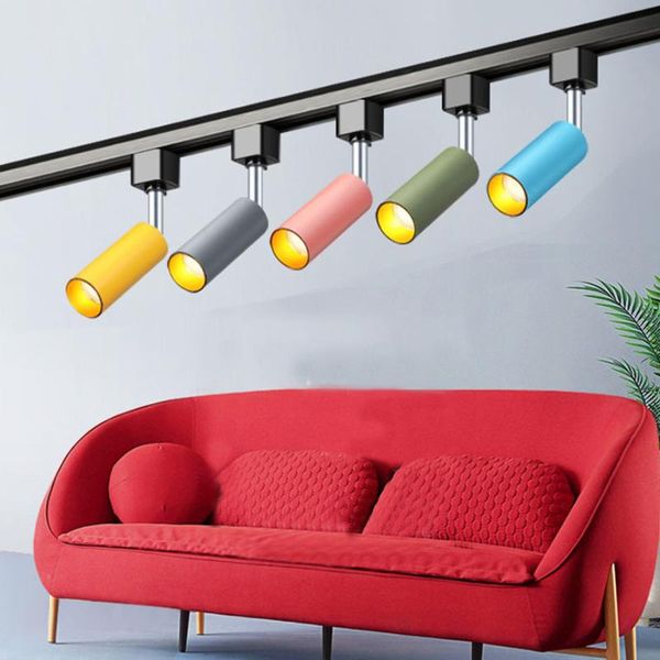track lights nordic led light macaron background coffee shop clothing store railway spotlight
track lights nordic led light macaron background coffee shop clothing store railway spotlight
