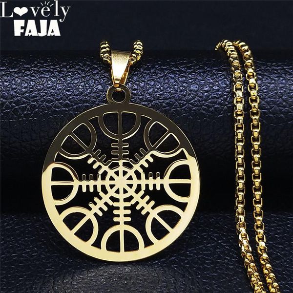 pendant necklaces pagan amulet helmet of awe aegishjalmur vickling compass talisman scandinavian vegvisir stainless steel chain n19729, Silver
pendant necklaces pagan amulet helmet of awe aegishjalmur vickling compass talisman scandinavian vegvisir stainless steel chain n19729, Silver