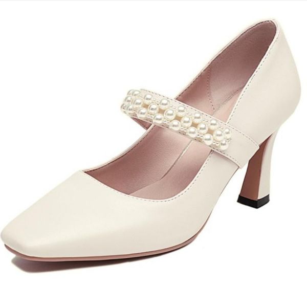 dress shoes fanyuan high heels women winter pearl fashion mary janes pumps autumn female wedding, Black
dress shoes fanyuan high heels women winter pearl fashion mary janes pumps autumn female wedding, Black