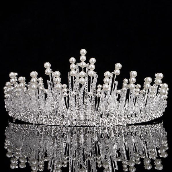 hair clips & barrettes silver color beaded pearls rhinestone tiaras and crowns headbands for women bride wedding accessories princess diadem, Golden;silver
hair clips & barrettes silver color beaded pearls rhinestone tiaras and crowns headbands for women bride wedding accessories princess diadem, Golden;silver